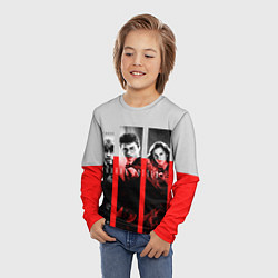 Лонгслив детский Гарри Поттер и его друзья, цвет: 3D-принт — фото 2