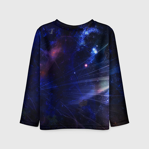 Детский лонгслив Counter Strike - neon wolf / 3D-принт – фото 2