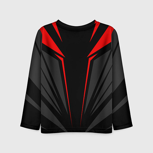 Детский лонгслив Sport uniform - red / 3D-принт – фото 2