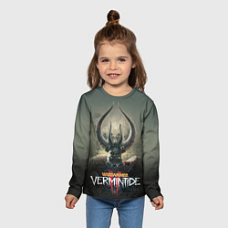 Лонгслив детский Warhammer - Vermintide 2, цвет: 3D-принт — фото 2