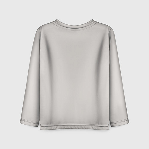 Детский лонгслив Вязью Татьяна - красная надпись / 3D-принт – фото 2