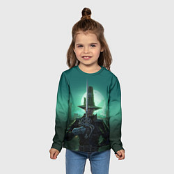 Лонгслив детский Victor Saltzpyre - Warhammer, цвет: 3D-принт — фото 2