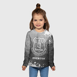 Лонгслив детский Everton - grey gradient, цвет: 3D-принт — фото 2