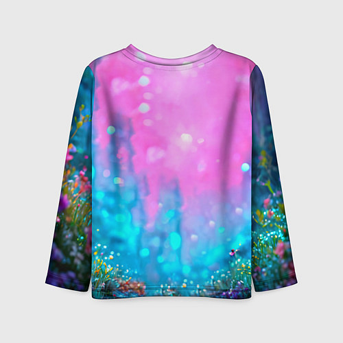 Детский лонгслив Коровка в сказочном лесу / 3D-принт – фото 2