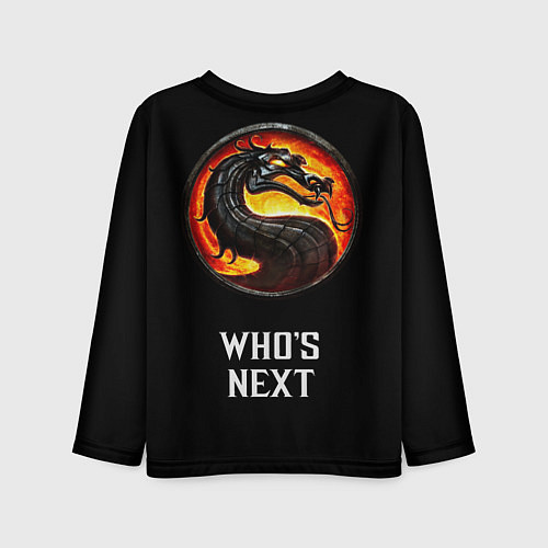 Детский лонгслив Mortal kombat - Sub Zero / 3D-принт – фото 2