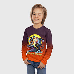 Лонгслив детский Two Donalds and Venom - meme, цвет: 3D-принт — фото 2