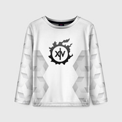 Лонгслив детский Final Fantasy white poly, цвет: 3D-принт