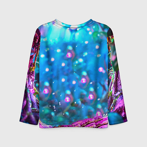 Детский лонгслив Лемур в сказочном лесу / 3D-принт – фото 2