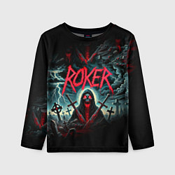 Детский лонгслив Roker - blood in the ground