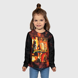 Лонгслив детский Indiana Jones and the Great Circle, цвет: 3D-принт — фото 2