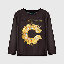 Лонгслив детский Civilization VII, цвет: 3D-принт