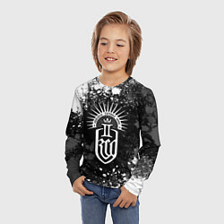 Лонгслив детский Kingdom come 2 - белые брызги, цвет: 3D-принт — фото 2