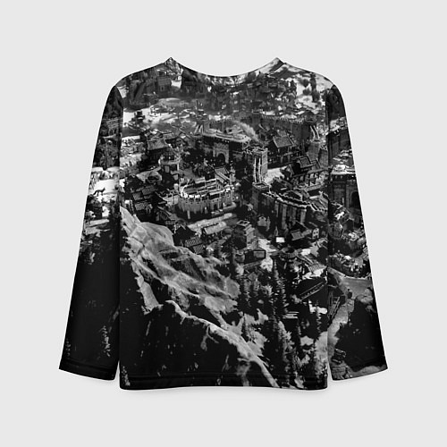Детский лонгслив Civilization - global strategy / 3D-принт – фото 2