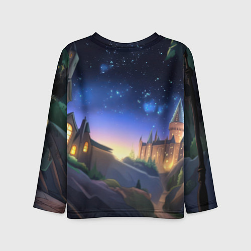 Детский лонгслив Счастливый Гарри Поттер / 3D-принт – фото 2