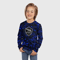 Лонгслив детский Roma blue energy, цвет: 3D-принт — фото 2