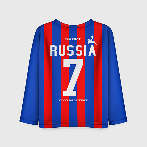 Детский лонгслив Футбольная форма с номером 7 / 3D-принт – фото 2