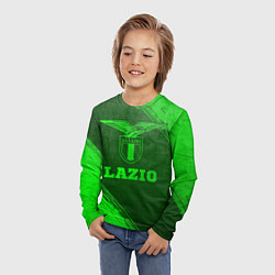 Лонгслив детский Lazio - green gradient, цвет: 3D-принт — фото 2