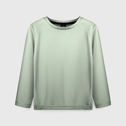 Лонгслив детский Бледный зелёный градиент текстура, цвет: 3D-принт