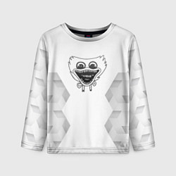 Лонгслив детский Poppy Playtime white poly, цвет: 3D-принт