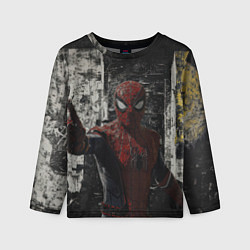Лонгслив детский Spider man night, цвет: 3D-принт