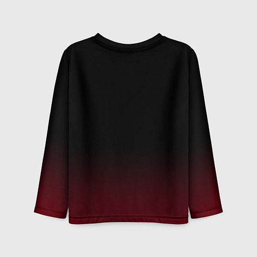 Детский лонгслив Metallica - fire skull / 3D-принт – фото 2