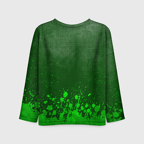 Детский лонгслив Everton - green gradient посередине / 3D-принт – фото 2