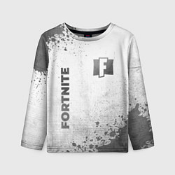 Лонгслив детский Fortnite - white gradient вертикально, цвет: 3D-принт
