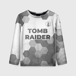 Лонгслив детский Tomb Raider - white gradient посередине, цвет: 3D-принт
