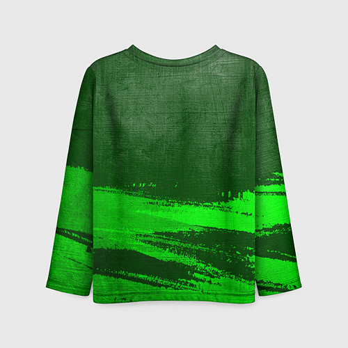 Детский лонгслив Tottenham - green gradient посередине / 3D-принт – фото 2