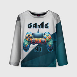 Лонгслив детский Игровой джойстик, цвет: 3D-принт