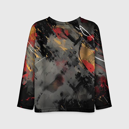Детский лонгслив Человек-паук и красная краска / 3D-принт – фото 2
