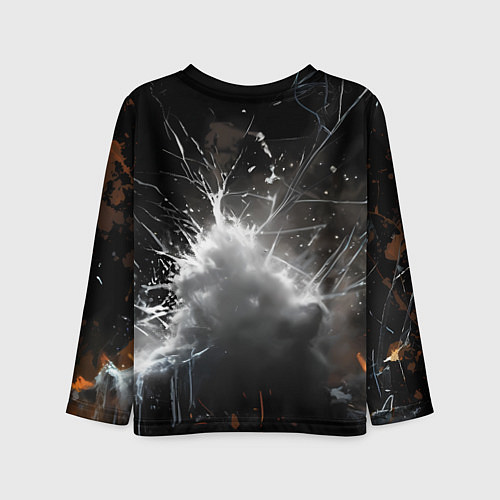 Детский лонгслив Человек-паук в черном костюме / 3D-принт – фото 2