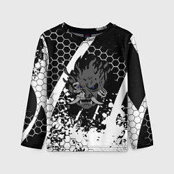 Детский лонгслив Samurai соты краски