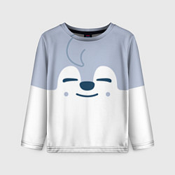 Лонгслив детский Wolf Chan skzoo, цвет: 3D-принт