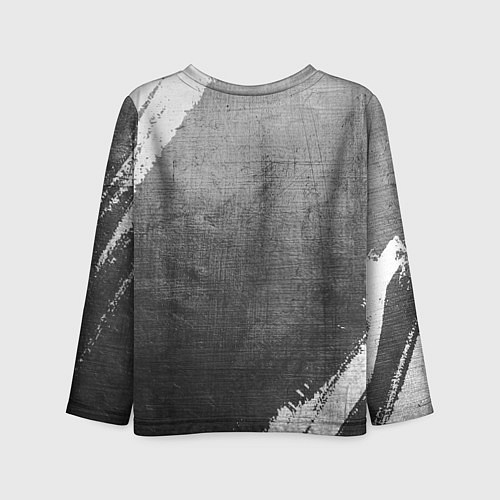 Детский лонгслив PSG - grey gradient / 3D-принт – фото 2