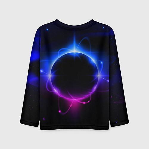 Детский лонгслив Космонавт в луне / 3D-принт – фото 2