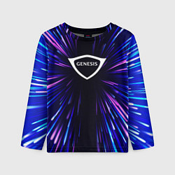 Лонгслив детский Genesis neon energy, цвет: 3D-принт