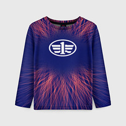 Лонгслив детский FAW red energy, цвет: 3D-принт