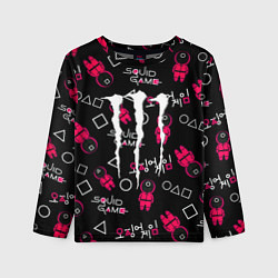 Детский лонгслив Monster energy x Ojingeo geim