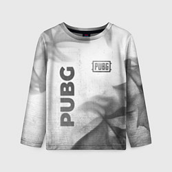 Лонгслив детский PUBG - white gradient вертикально, цвет: 3D-принт