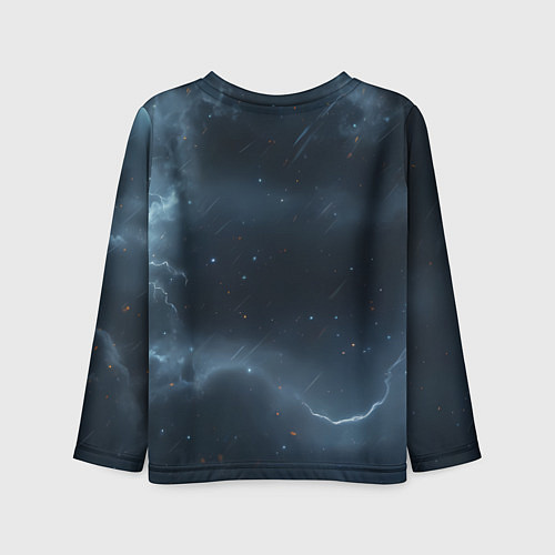 Детский лонгслив Волк фэнтези стиль / 3D-принт – фото 2