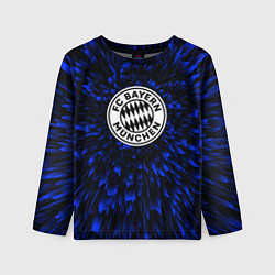 Лонгслив детский Bayern blue energy, цвет: 3D-принт