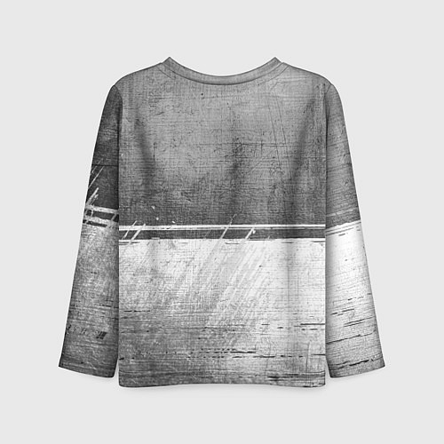 Детский лонгслив Borussia - grey gradient посередине / 3D-принт – фото 2