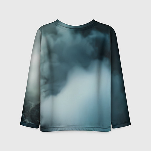 Детский лонгслив Волк солдат / 3D-принт – фото 2