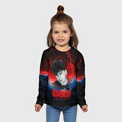 Лонгслив детский Сектор газа Юрий Хой, цвет: 3D-принт — фото 2