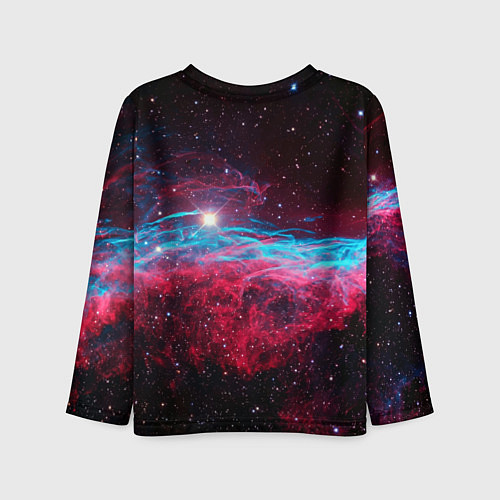 Детский лонгслив Далматинец бравый космонавт - нейроарт / 3D-принт – фото 2