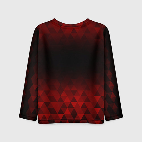 Детский лонгслив FAW red poly / 3D-принт – фото 2