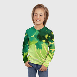 Лонгслив детский Вдохновленный природой, цвет: 3D-принт — фото 2