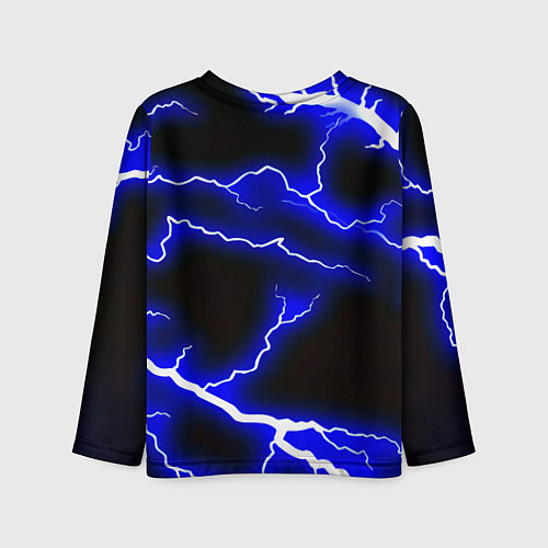 Детский лонгслив Sonic storm electro / 3D-принт – фото 2
