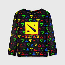 Детский лонгслив Dota pattern witcher